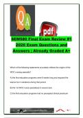 SEM580 Final Exam Review &num;1 &lpar;2026&rpar; &vert; 250&plus; Expert-Verified Exam Questions & Answers &vert; Wound&comma; Ostomy & Continence Nursing&comma; Skin Assessment&comma; MASD&comma; IAD&comma; MARSI&comma; Wound Healing & Evidence-Based Practice &vert; SEM580