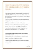 NUR 635 Pharmacology Test Bank &vert; Advanced Practice Nursing Exam Prep&NewLine;&NewLine;