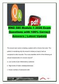 WND 580 Module 1 Exam &lpar;2026&rpar; &vert; 25&plus; Expert-Verified Exam Questions & Answers &vert; Wound Healing&comma; Skin Assessment&comma; Debridement&comma; Chronic Wounds&comma; Pressure Injuries & TIMERS Framework