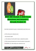WND 580 Module 3 Exam &lpar;2026&rpar; &vert; 30&plus; Expert-Verified Exam Questions & Answers &vert; Arterial&comma; Venous & Diabetic Foot Ulcers&comma; Compression Therapy&comma; Lymphedema&comma; Burns & Surgical Wound Management