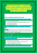 NURS 5432 FAMILY I MIDTERM EXAM &vert; 200 VERIFIED QUESTIONS AND ANSWERS &vert; LATEST GUIDE &vert; 2026&ndash;2027 Graded A&plus; 