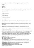 COMPREHENSIVE TEST BANK FOR MEDICAL-SURGICAL NURSING&colon; CLINICAL REASONING IN PATIENT CARE&comma; 6TH EDITION BY LEMONE&comma; BURKE&comma; BAULDOFF & GUBRUD &vert; ALL CHAPTERS &vert; QUESTIONS & 100&percnt; VERIFIED ANSWERS AND RATIONALES &vert; GRADED A&plus;