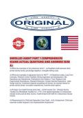 ENROLLED AGENT PART 1 COMPREHENSIVE EXAMS ACTUAL QUESTIONS AND ANSWERS SURE