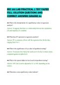 BIO 203 LAB PRACTICAL 2 TEST PAPER&NewLine;FULL SOLUTION QUESTIONS AND&NewLine;CORRECT ANSWERS GRADED A&plus;