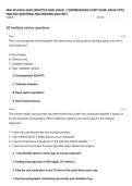 NUR 445 FINAL EXAM &lpar;PRACTICE FINAL EXAM&rpar; &vert; COMPREHENSIVE STUDY GUIDE&comma; NCLEX-STYLE PRACTICE QUESTIONS AND ANSWERS 2026&sol;2027