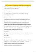 NETA exam Questions with Correct Answers
