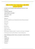 NHA CCMA Test 1 Questions with 100&percnt;&NewLine;Correct Answers