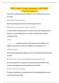 NIFA Study Guide Questions with 100&percnt;&NewLine;Correct Answers