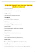 NIGP-CPP Module B Prep Overview Questions&NewLine;with Correct Answers