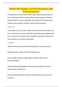 NIGP CPP Module A EXAM Questions with&NewLine;Correct Answers