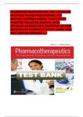 PHARMACOTHERAPEUTICS FOR ADVANCED PRACTICE NURSE PRESCRIBERS 5TH EDITION COMPREHENSIVE CHAPTER BY CHAPTER SOLUTION MANUAL WITH DETAILED ANSWER EXPLANATIONS REVIEW RATIONALES COMPLETE STUDY GUIDE 2026 2027 EDITION GRADED A &plus;