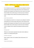 NIGP &ndash; CPP Exam 1 Questions with Correct&NewLine;Answers
