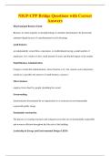 NIGP-CPP Bridge Questions with Correct&NewLine;Answers