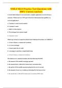 NMLS MLO Practice Test Questions with&NewLine;100&percnt; Correct Answers