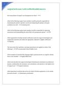surgical tech exam 1 with verified detailed answers
