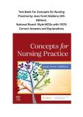 Concepts for Nursing Practice Test Bank &lpar;4th Edition&rpar; &vert; NCLEX&reg; Style Q&A&NewLine;&NewLine;