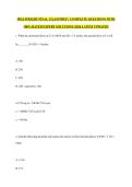 MILLWRIGHT FINAL  EXAM PREP &vert;  COMPLETE QUESTIONS WITH 100&percnt; RATED EXPERT SOLUTIONS &vert;2026 LATEST UPDATED