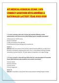 ATI MedIcAl-SurgIcAl exAM&colon; 100&percnt; &NewLine;cOrrecT QueSTIOnS wITh AnSwerS & &NewLine;rATIOnAleS lATTeST YeAr 2025-2026 &NewLine;