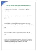 CPL250 Newest Exam with verified detailed answers