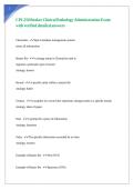 CPL250 Beaker Clinical Pathology Administration Exam with verified detailed answers