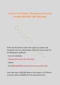 Cannon Trust School I Exam Prep&colon; Questions & Answers on Trust Administration & Tax