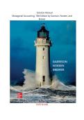 Solution Manual for Managerial Accounting&comma; 18th Edition by Garrison&comma; Noreen&comma; and Brewer