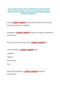 Stormwater Erosion and Sedimentation Control Exam &NewLine;Newest 2026 Questions and Correct Detailed Answers &NewLine;Already Graded A&plus; 