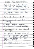 Class notes Physics  
