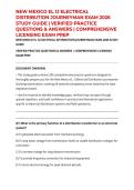 NEW MEXICO EL 1J ELECTRICAL DISTRIBUTION JOURNEYMAN EXAM 2026 STUDY GUIDE &vert; VERIFIED PRACTICE QUESTIONS & ANSWERS &vert; COMPREHENSIVE LICENSING EXAM PREP