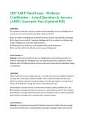 2027 AHIP Final Exam &ndash; Medicare Certification &ndash; Actual Questions & Answers &lpar;AHIP&rpar; Guarantee Pass &lpar;Updated Pdf&rpar;