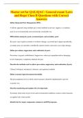 Master set for QAL&sol;QAC- General exam&sol; Laws&NewLine;and Regs&sol; Class B Questions with Correct&NewLine;Answers