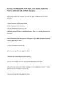 NUR 202 &vert; COMPREHENSIVE STUDY GUIDE&comma; EXAM REVIEW&comma; NCLEX-STYLE PRACTICE QUESTIONS AND ANSWERS 2026&sol;2027