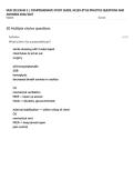 NUR 202 EXAM 2 &vert; COMPREHENSIVE STUDY GUIDE&comma; NCLEX-STYLE PRACTICE QUESTIONS AND ANSWERS 2026&sol;2027
