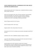 NUR 202 CARDIOVASCULAR EXAM &vert; COMPREHENSIVE STUDY GUIDE&comma; PRACTICE QUESTIONS AND ANSWERS 2026&sol;2027