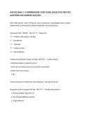 NUR 202 EXAM 1 &vert; COMPREHENSIVE STUDY GUIDE&comma; NCLEX-STYLE PRACTICE QUESTIONS AND ANSWERS 2026&sol;2027