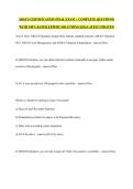 ARGUS CERTIFICATION FINAL EXAM  &vert;  COMPLETE QUESTIONS WITH 100&percnt; RATED EXPERT SOLUTIONS &vert;2026 LATEST UPDATED