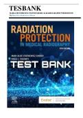 Updated Latest 2026&ndash;2027 Radiation Protection in Medical Radiography 9th Edition by Mary Alice Statkiewicz Sherer Test Bank Radiologic Technology Medical Imaging Radiation Protection Comprehensive Chapter by Chapter Exam Questions with Verified Answers fo