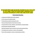 NR566 Midterm Exam &ndash; Advanced Pharmacology for Care of the Family Comprehensive Study Guide with Practice Questions and Detailed Rationales Latest Edition &lpar;2025&ndash;2026&rpar;