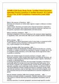 ACAMS CGSS Exam Study Guide- Certified Global Sanctions Specialist Practice Questions & Verified Answers- EU Control Prong&comma; FTZs&comma; & SCP Compliance Frameworks &lpar;Latest 2026-2027&rpar;&period;pdf&NewLine;&NewLine;