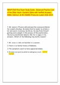 NRNP 6540 Final Exam Study Guide- Advanced Practice Care of the Older Adult- Geriatric Q&As with Verified Answers- MDM&comma; Delirium&comma; & RA DMARD Protocols &lpar;Latest 2026-2027&rpar;&period;pdf&NewLine;&NewLine;