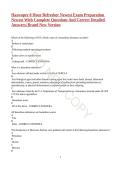 HAZWOPER 8-Hour Refresher Exam Preparation