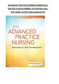 Complete Test Bank Advanced Practice Nursing&comma; Fifth Edition  by Lucille A&period; Joel&comma; &vert;All Chapters Updated &vert; NEWEST VERSION