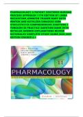 PHARMACOLOGY A PATIENT CENTERED NURSING PROCESS APPROACH 11TH EDITION BY LINDA MCCUISTION JENNIFER YEAGER MARY BETH WINTON AND KATHLEEN DIMAGGIO ISBN 9780323793155 COMPREHENSIVE CHAPTERS 1 THROUGH 58 PRACTICE QUESTION BANK WITH DETAILED ANSWER EXPLANATION