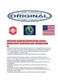 ONCOLOGY NURSING CERTIFICATION ACTUAL EXAMS SCRIPT QUESTIONS AND ANSWERS SURE