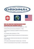 MKT 201 UPDATED COMPREHENSIVE EXAM QUESTIONS AND ANSWERS SURE 