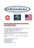 MKT 201 LATEST EXAMS SCRIPT 2026 QUESTIONS AND ANSWERS SUR