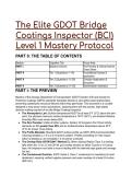 2026&sol;2027 Elite GDOT Bridge Coatings Inspector &lpar;BCI&rpar; Level 1 Mastery Protocol - 19&plus; Premium Q&A & SSPC Study Guide