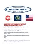 ESCO HEAT PUMP EVALUATION 2026 TEST QUESTIONS AND ANSWERS SURE