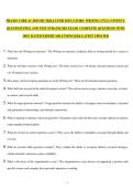 PRAXIS CORE ACADEMIC SKILLS FOR EDUCATORS&colon; WRITING &lpar;5723&rpar; CONTENT&comma; QUESTIOTYPES&comma; AND TEST STRATEGIES EXAM&vert;  COMPLETE QUESTIONS WITH 100&percnt; RATED EXPERT SOLUTIONS &vert;2026 LATEST UPDATED