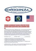 AIRMEN LEADERSHIP SCHOOL UPDATED STUDY EXAMS GUIDE QUESTIONS AND ANSWERS SURE
